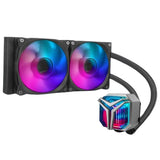 Yeyian YTD-240AL-M1 sistema de refrigeración de computadora Gabinete de la computadora Enfriador de aire 12 cm Negro