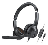 Creative Labs Chat USB Auriculares Alámbrico Diadema Oficina/Centro de llamadas USB Tipo C Negro, 20 - 20000 Hz, 206 g