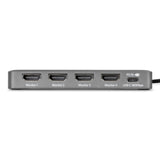 StarTech.com QUAD-USB-HDMI-ADAPT Bases para portátiles y replicadores de puertos Alámbrico USB 3.2 Gen 1 (3.1 Gen 1) Typ