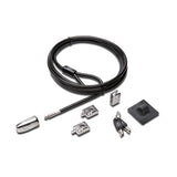 Kensington Kit de candados para ordenador de sobremesa y periféricos 2.0 - Llave maestra Cable antirrobo Portátil, Monit