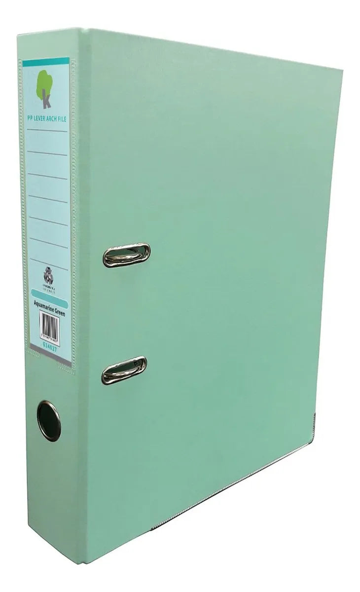 Techmakro KITCARP25VDP carpeta Cartón, Cloruro de polivinilo (PVC) Verde claro Carta, Folder de archivo convencional, Ma