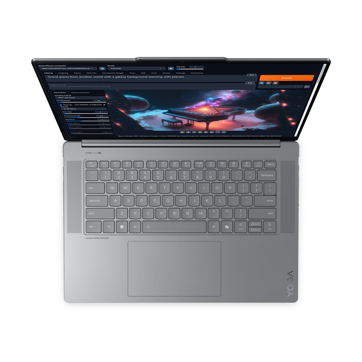 Lenovo Yoga Slim 7 15ILL9 Copilot+ PC Intel Core Ultra 7 258V Computadora portátil 38.9 cm (15.3") Pantalla táctil 2.8K 32 GB LPDDR5x-SDRAM 1 TB SSD