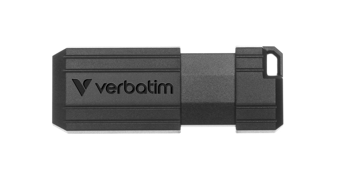 Verbatim PinStripe - Unidad USB de 64 GB - Negro