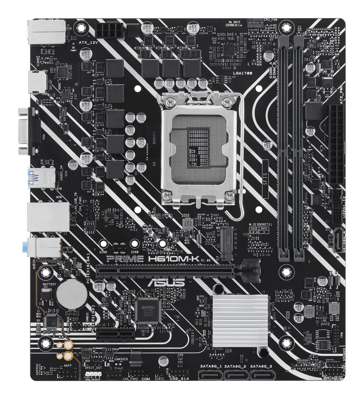 ASUS Prime H610M-K Intel H610 LGA 1700 micro ATX