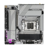 GIGABYTE B650M AORUS ELITE AX ICE Placa base - AMD Ryzen serie 9000, VRM de 12+2+2 fases, hasta 8000 MHz DDR5 (OC), 1xPCIe 5.0 + 1xPCIe 4.0 M.2, LAN 2,5 GbE, WIFI 6E, USB 3.2 Gen 2x2 placas base AMD Zócalo AM5 Zócalo AM5 DDR5-SDRAM