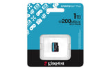 Kingston Technology 1 TB microSDXC Canvas Go Plus Gen4 200R A2 U3 Paquete individual sin ADP Memorias flash 1 TB MicroSD