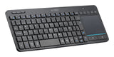 Acteck Inspire Smart TI707 teclado Hogar / Oficina RF inalámbrico + bluetooth Negro, Interruptor de membrana
