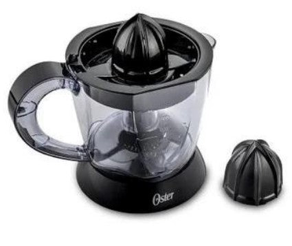 Oster FPSTJU407B013 exprimidor eléctrico 1 L 600 W Negro, Plástico, 127 V, 200 mm