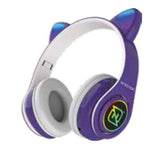 Necnon NBH-07 Auriculares Inalámbrico y alámbrico Diadema Llamadas/Música Bluetooth Púrpura, Blanco