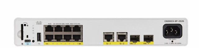 Cisco C9200CX-8P-2X2G-E Dispositivo de redes Gestionado L2/L3 8