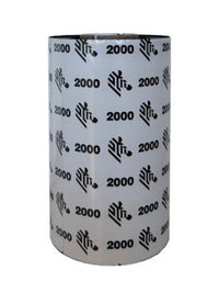 Zebra 2000 Wax cinta térmica 450 m Negro