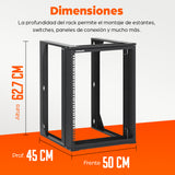 Intellinet 716192 Accesorios para rack Panel ciego Negro 500 mm