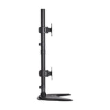 Tripp Lite DDR1527SDC Abrazadera / Soporte de Escritorio Vertical para Doble Pantalla Plana de 15" a 27" Sopor