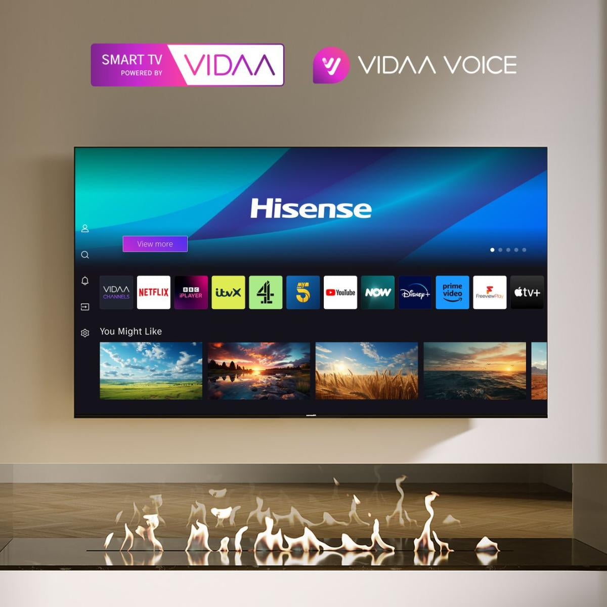 Hisense 75A6N 190,5 cm (75") 4K Ultra HD Smart TV Wifi Negro 350 cd / m²
