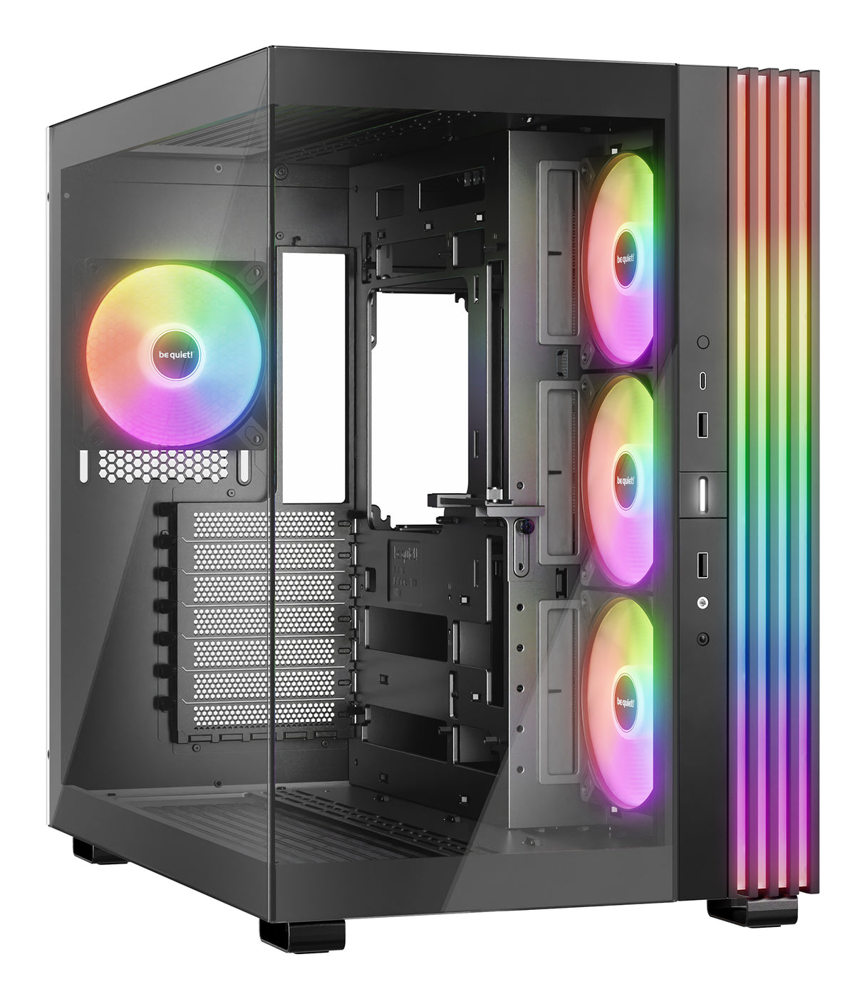 be quiet! LIGHT BASE 600 LX Black carcasas ordenador Midi Tower PC Negro ATX, micro ATX, Mini-ITX