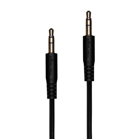 Vorago CAB-A01B cable de audio 1 m 3,5mm Negro, Macho, Macho | Cables de audio