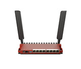 L009UiGS-2HaxD-IN, Ruteador WiFi-6 574Mbps, CPU 800MHz, 512M RAM, 8xGEth, 1xSFP 2.5G, Serie y USB, RouterOS v7