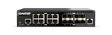 QNAP Switch QSW-M3216R-8S8T-US, 16 Puertos, 8 SFP 10GbE, 8x 10GbE RJ45
