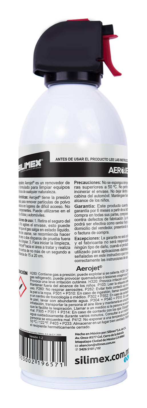 REMOVEDOR DE POLVO SILIMEX AEROJET 440ML