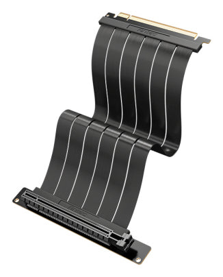 Antec PCIE-4.0 Riser Cable (200mm) Black, Up to RTX4090 / 7900XT. High End Gold Plated and Shielded six Layer PCB. FPS l