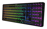 Acteck Techno Pro TI790 teclado Hogar / Oficina RF inalámbrico + bluetooth QWERTY Español Negro, Interruptor mecánico, L