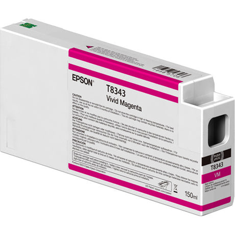 Epson T834300 Cartucho de Tinta Tinta a base de pigmentos SC-P6000/P7000/P8000/P9000 150 ml Original
