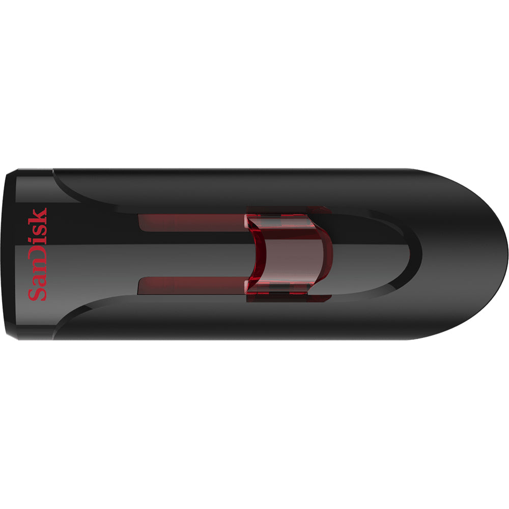 SanDisk UFM 128GB USB CRUZER GLIDE 3.0 unidad flash USB USB tipo A 3.2 Gen 1 (3.1 Gen 1) Negro, Rojo, Deslizar