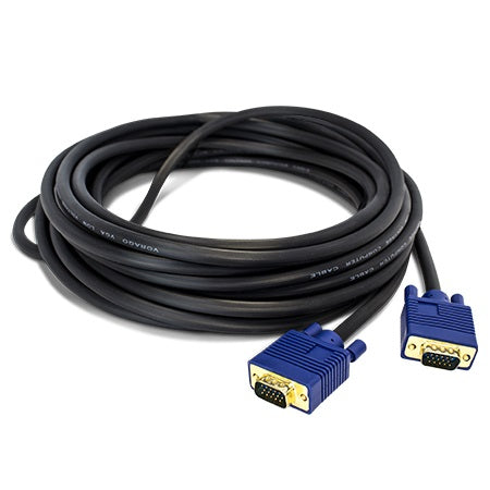 Vorago CAB-205 cable VGA 10 m VGA (D-Sub) Negro, Azul, Macho, Macho, AC-365810-1