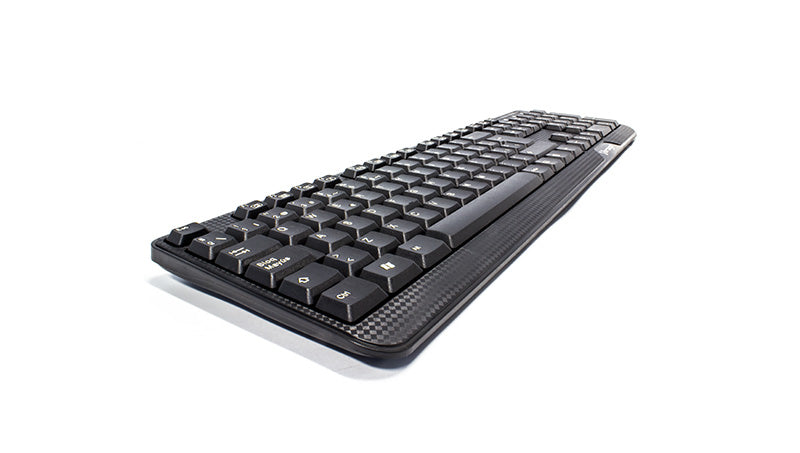 TECLADO VORAGO KB-102 MULTIMEDIA USB NEGRO