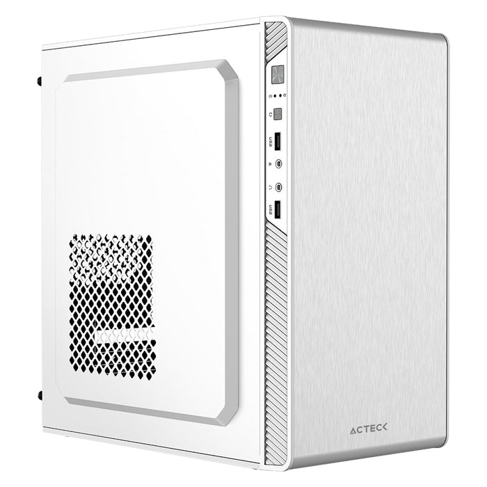 Acteck AC-940047 gabinete de computadora Midi Tower Blanco 500 W, Micro ATX, Mini-ITX