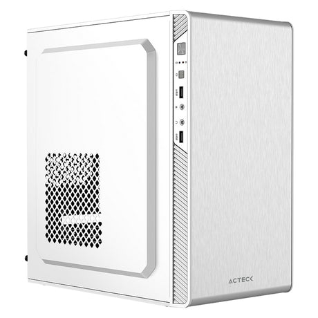 Acteck AC-940047 gabinete de computadora Midi Tower Blanco 500 W, Micro ATX, Mini-ITX