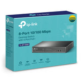 TP-Link TL-SF1008P dispositivo de redes No administrado 8 Fast Ethernet (10/100) 8