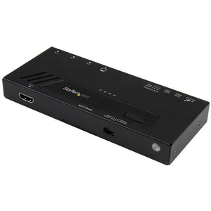 StarTech.com VS421HD4KA Conmutadores de vídeo HDMI 4 Negro