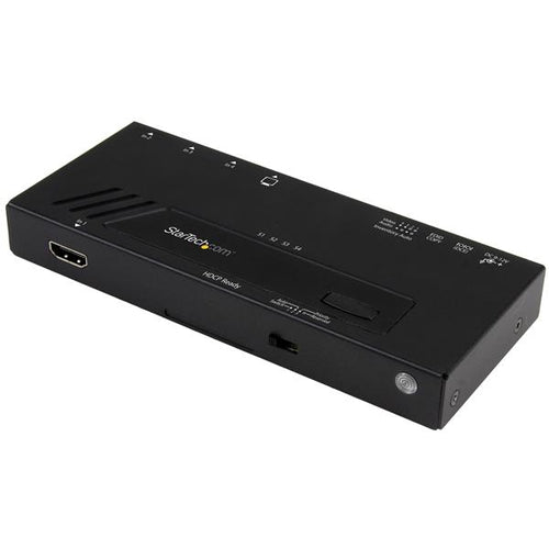 StarTech.com VS421HD4KA Conmutadores de vídeo HDMI 4 Negro