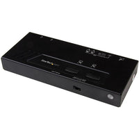StarTech.com VS222HD4K Conmutadores de vídeo HDMI 1.4 Negro