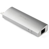 StarTech.com Hub Ladrón USB 3.0 de 3 Puertos con Adaptador de Red Ethernet Gigabit - Hub Concentrador USB-A - Alimentado por el Bus - 5Gbps - Hub USB Portátil - Carcasa Resistente tarjetas de red Alámbrico USB Ethernet 1