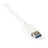 StarTech.com Hub Ladrón USB 3.0 de 3 Puertos con Adaptador de Red Ethernet Gigabit - Hub Concentrador USB-A - Alimentado por el Bus - 5Gbps - Hub USB Portátil - Carcasa Resistente tarjetas de red Alámbrico USB Ethernet 1