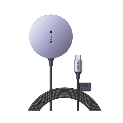 Ugreen 3023330233 Smartphone Gris USB Cargador inalámbrico Carga rápida Interior