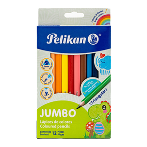 Pelikan 30330306 lápiz de color Negro, Azul, Verde, Multicolor, Naranja, Rojo, Violeta, Amarillo 12