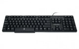 Perfect Choice PC-200970 teclado Universal USB QWERTY Negro, Tamaño completo (100%), Alámbrico