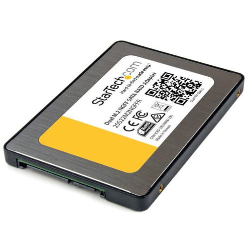 StarTech.com Adaptador Doble M.2 NGFF a SATA con RAID Tarjetas y adaptadores de interfaz SATA M.2 No
