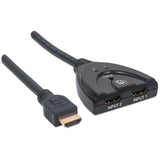 Manhattan Switch HDMI de dos puertos divisores de vídeo HDMI 2x HDMI 1.3b 2