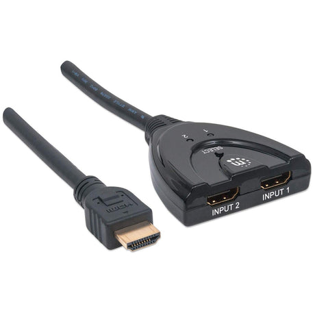 Manhattan Switch HDMI de dos puertos divisores de vídeo HDMI 2x HDMI 1.3b 2
