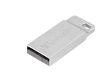 Verbatim Metal Executive - Unidad USB de 16 GB - Plata Memoria Flash 16 GB USB tipo A 2.0 Si