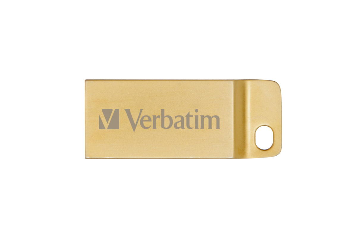 Verbatim Metal Executive 32 GB - USB 3.0 Drive – Gold Memoria Flash 32 GB USB tipo A 3.2 Gen 1 (3.1 Gen 1) 80 MB/s
