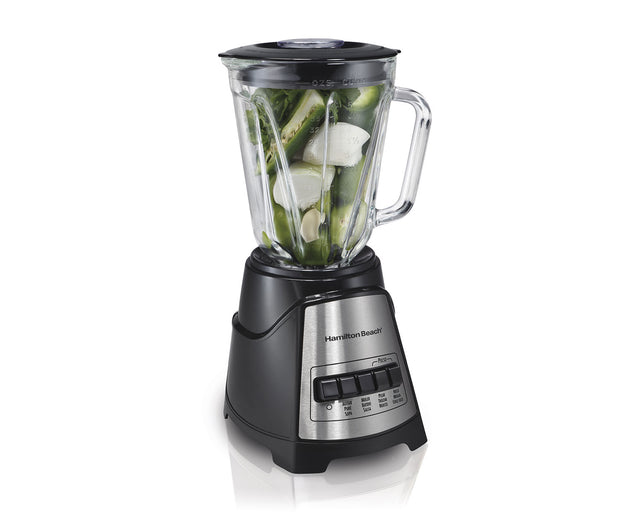 Hamilton Beach 58148-MXR licuadora 1.2 L Batidora de mesa 650 W Negro, Función de pulso, Picahielos