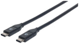Manhattan Cable para Dispositivos USB-C de SúperVelocidad+ Cable USB 3.2 Gen 2 (3.1 Gen 2) USB C USB C Macho/Macho