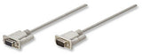 304238 - Manhattan 1.8m DB9 Cable Gris 1,8 m DB9 DB9