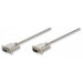 304238 - Manhattan 1.8m DB9 Cable Gris 1,8 m DB9 DB9