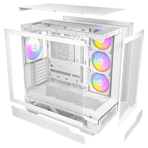 Antec C7 ARGB Midi Tower Blanco, ATX, EATX, ITX, C7 ARGB WHITE | Gabinetes de computadora